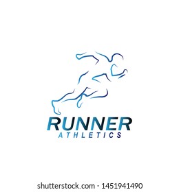 Running Man Logo Design Vector Symbol Stock Vector (Royalty Free ...