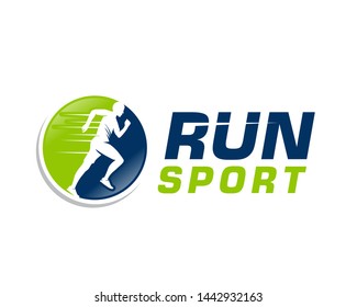 Running Man Logo Designs-Marathon Logo Template-Running Club atau Sports Club