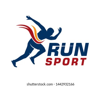Running Man Logo Designs-Marathon Logo Template-Running Club atau Sports Club