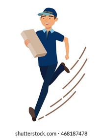 7,308 Running delivery man Images, Stock Photos & Vectors | Shutterstock