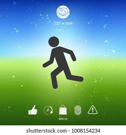 Running man, run icon