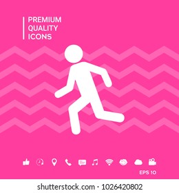 Running man, run icon