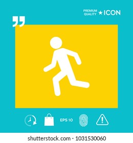 Running man, run icon