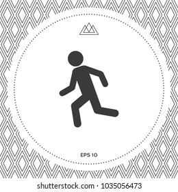 Running man, run icon
