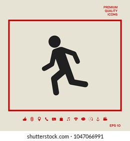 Running man, run icon