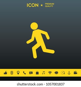 Running man, run icon
