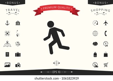 Running man, run icon