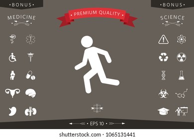 Running man, run icon