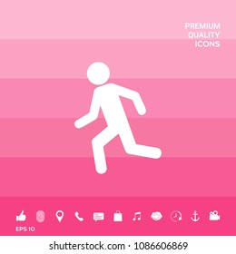Running man, run icon