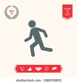 Running man, run icon
