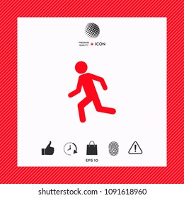 Running man, run icon