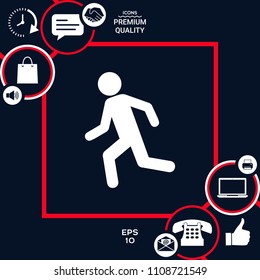 Running man, run icon