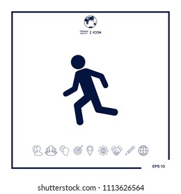 Running man, run icon
