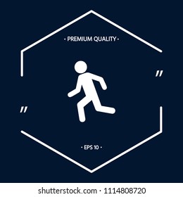 Running man, run icon