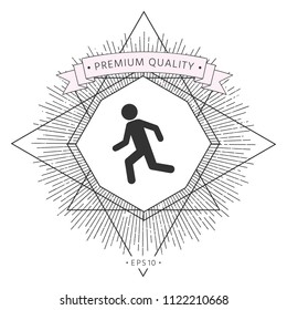 Running man, run icon