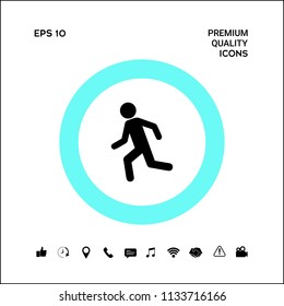 Running man, run icon