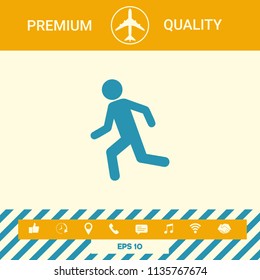 Running man, run icon