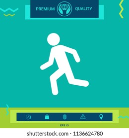 Running man, run icon