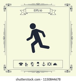 Running man, run icon