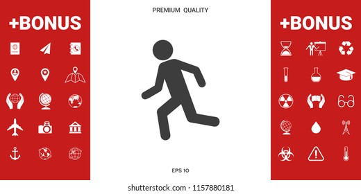 Running man, run icon