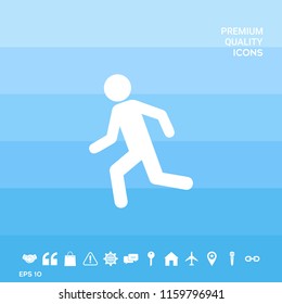 Running man, run icon