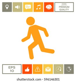 Running man, run icon