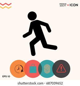 Running man, run icon