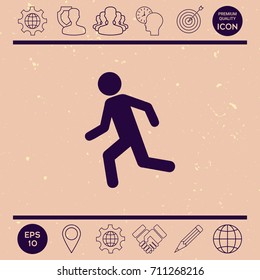 Running man, run icon