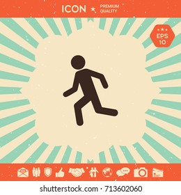Running man, run icon
