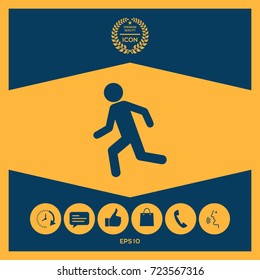 Running man, run icon