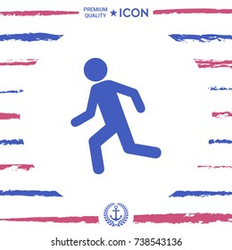 Running man, run icon