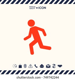 Running man, run icon