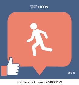 Running man, run icon