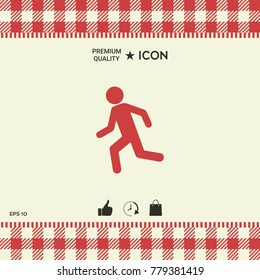 Running man, run icon