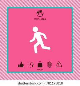 Running man, run icon