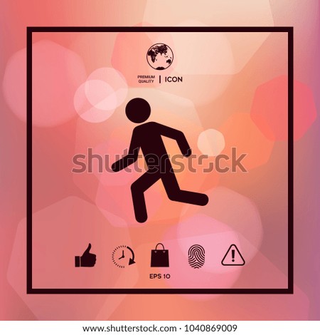 Running man, run icon
