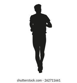Running man silhouette