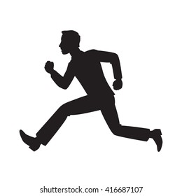 Running Man Silhouette