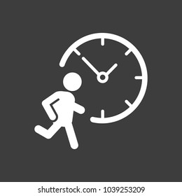 Running Man vector icon