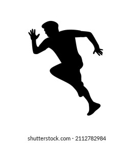 running man vector, for sports material
