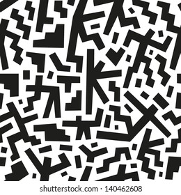 running man's - seamless pattern