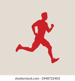 Diseño de Vector deportivo running Men black icon run.