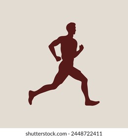 Running Men black icon run sport vector design.