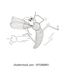 Running mosquito