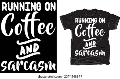 Corriendo Con Coffee Shirt, Coffee Aovers Shirt, Coffee Gifts Shirts, Sarcastic Tee, Mejor Camiseta Sarcasm