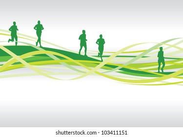running people