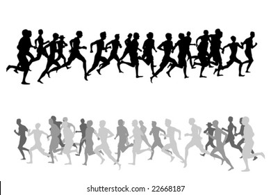 running people