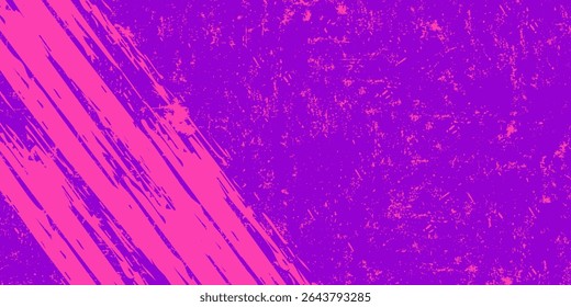 Running Poster Design %E2%80%93 Abstract Colorful Splash Illustration in Purple and Blue for City Marathon