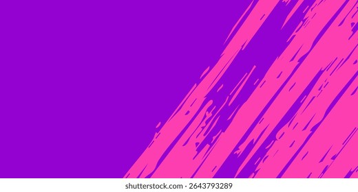 Running Poster Design %E2%80%93 Abstract Colorful Splash Illustration in Purple and Blue for City Marathon