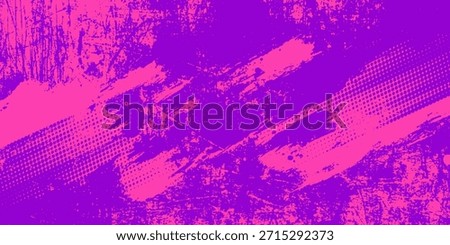 Running Poster Design %E2%80%93 Abstract Colorful Splash Illustration in Purple and Blue for City Marathon